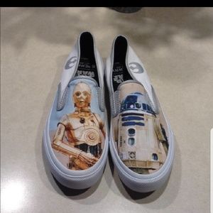 BNWT Sperry Star Wars 8.5 Slip Ons